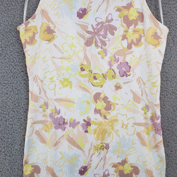 Ted Baker Effi Cut out Twist Back Bodycon Floral Spring Summer Dress Sz 12 - Picture 6 of 13